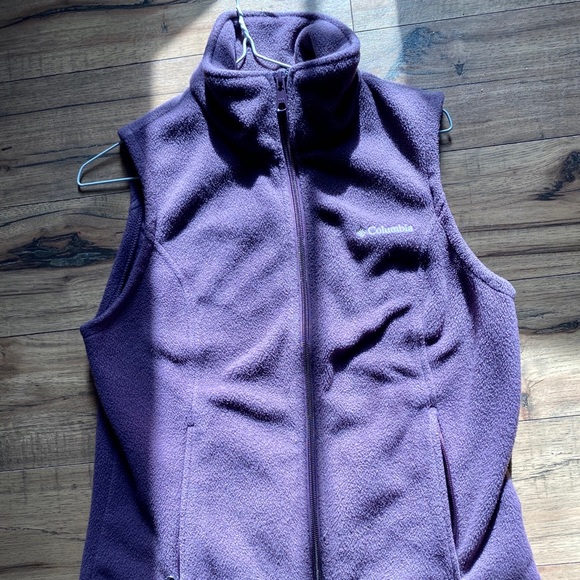 purple columbia vest